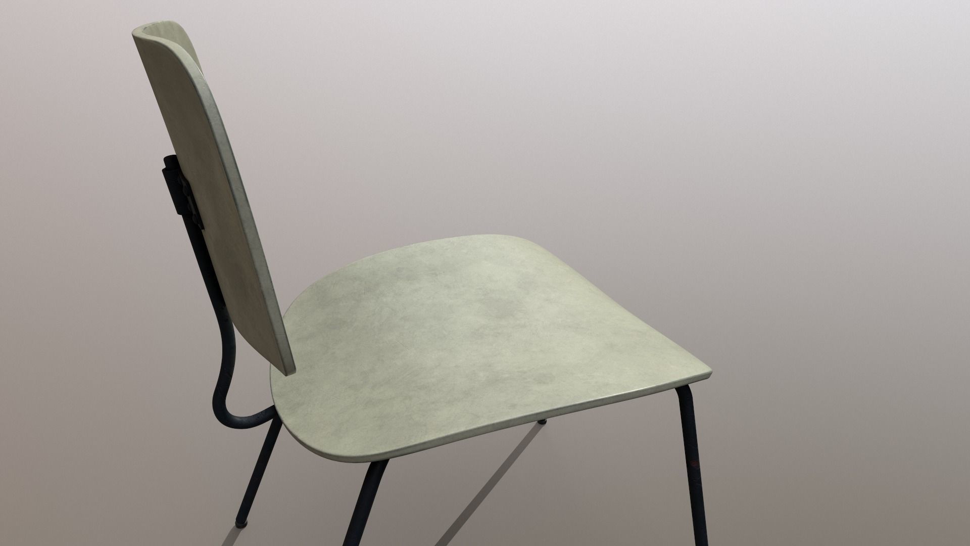 3 Detailed Retro School Chairs Design PBR - Lumion - UE4 Low-poly 3D model_13