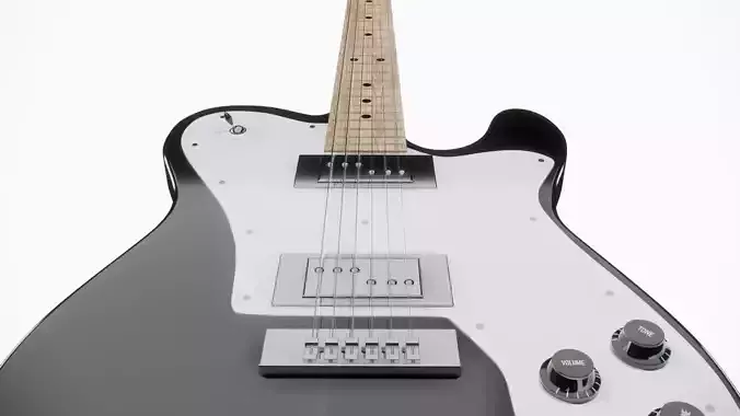 GUITAR         ELECTRIC           FENDER       LOW POLY 3D MODEL