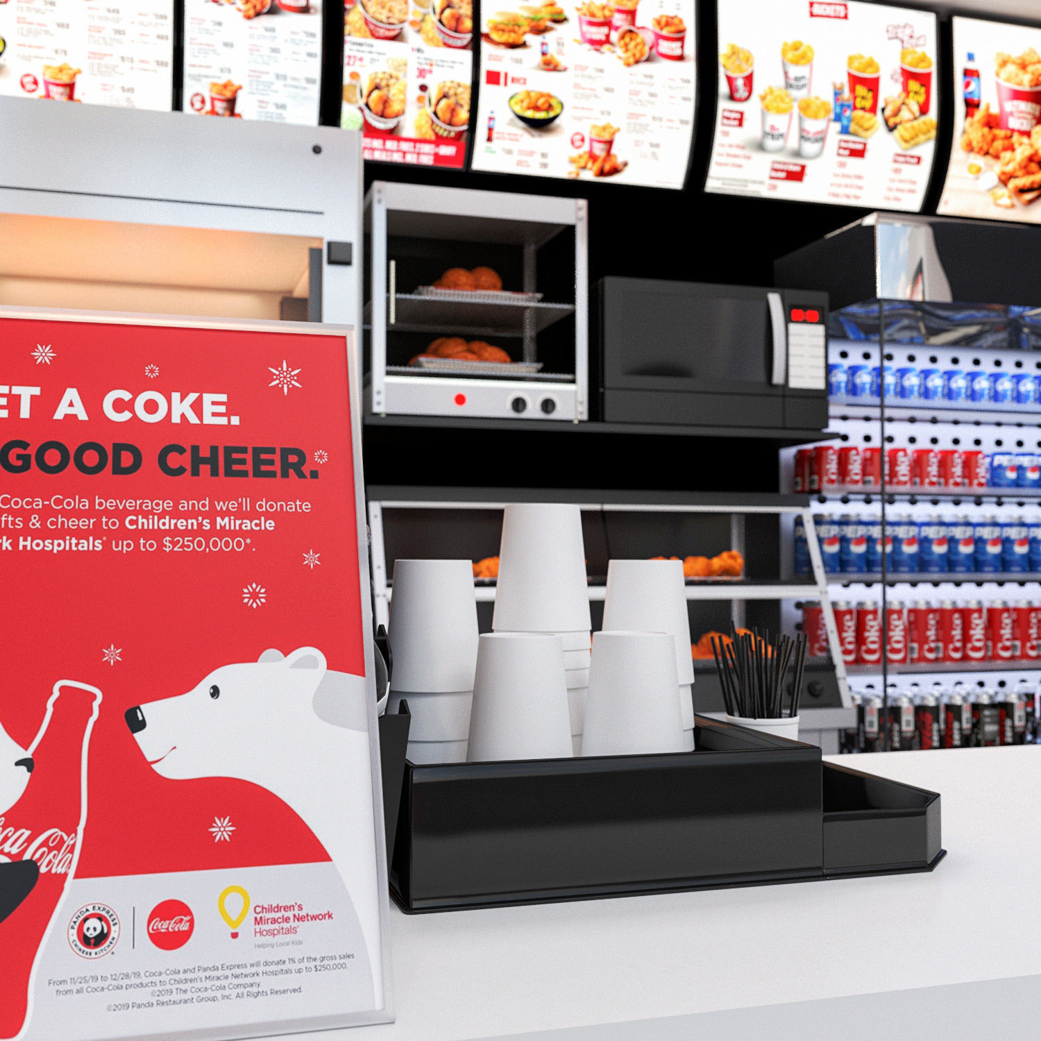 Fastfood and Coffee Shop  3D model_2