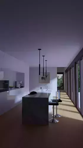 Kitchen in modern home