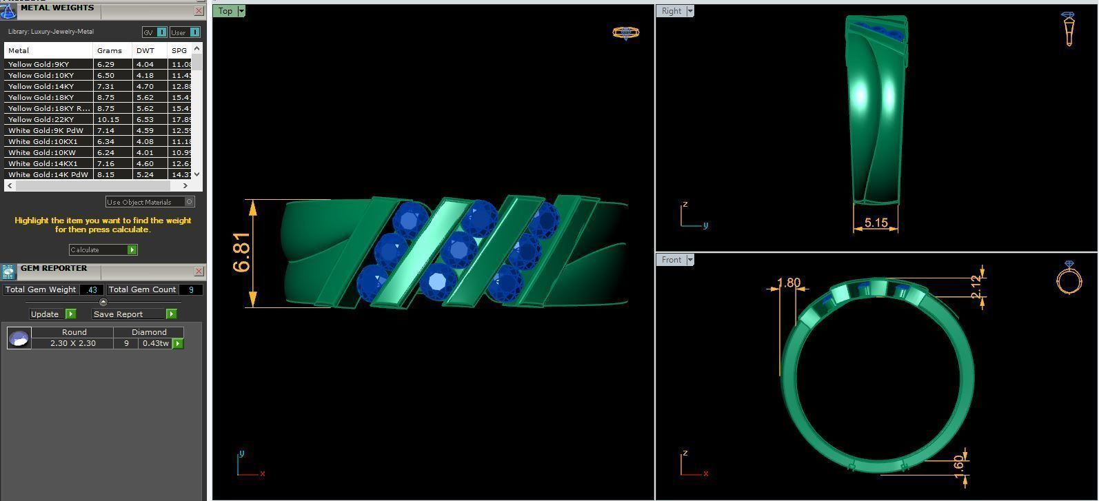 Mens Ring 3d Model  3D print model_2