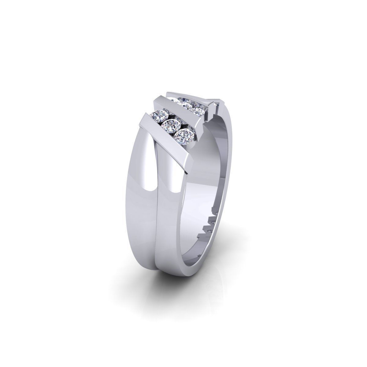 Mens Ring 3d Model  3D print model_3