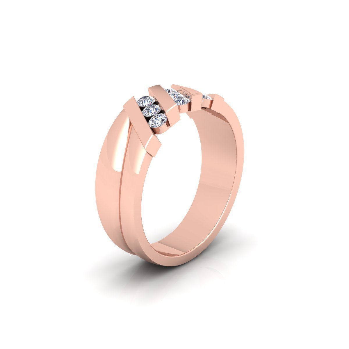 Mens Ring 3d Model  3D print model_5