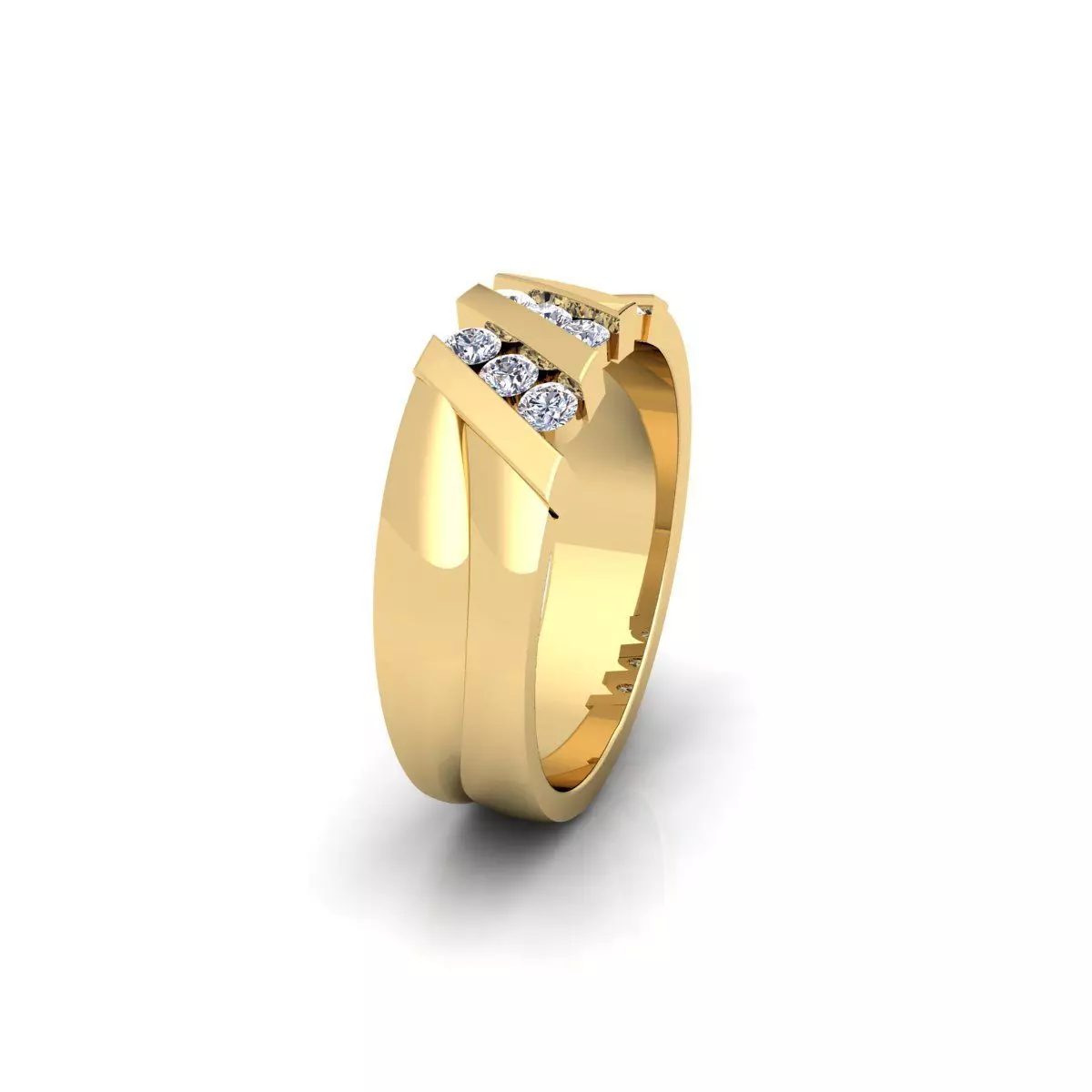 Mens Ring 3d Model  3D print model_0