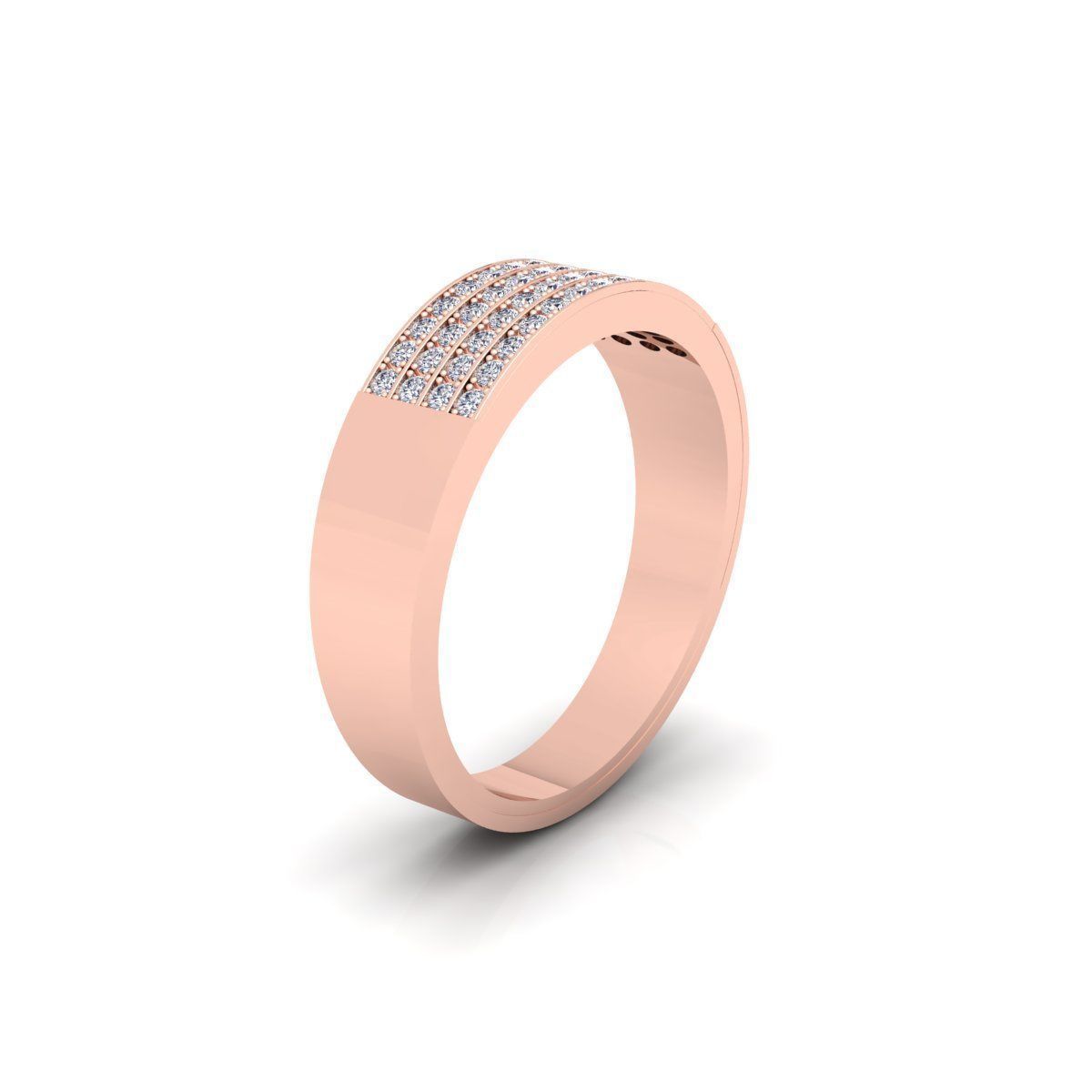 Mens Ring 3d Model  3D print model_4