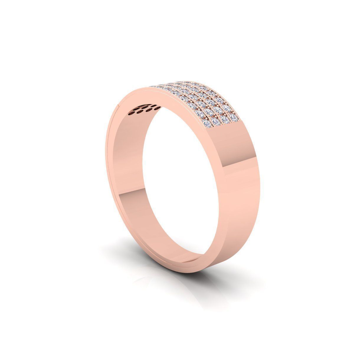 Mens Ring 3d Model  3D print model_7