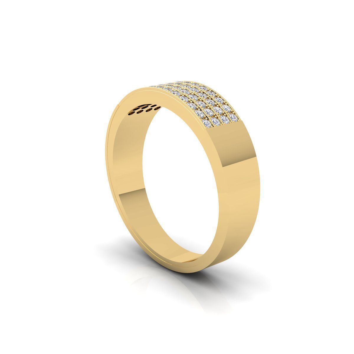 Mens Ring 3d Model  3D print model_6