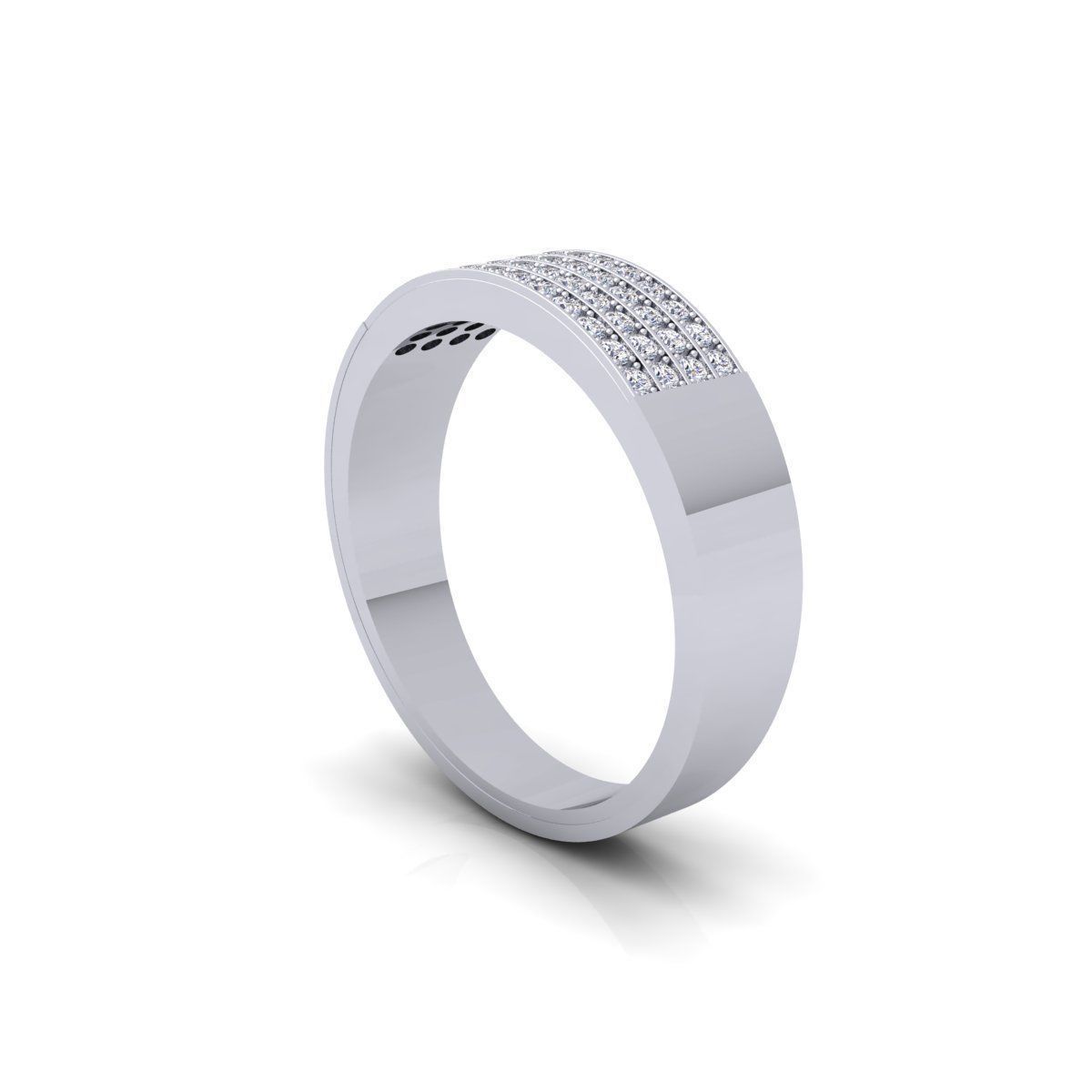 Mens Ring 3d Model  3D print model_8