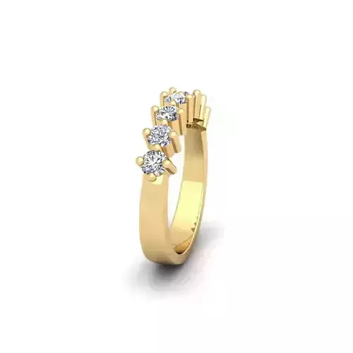 Half Eternity Ring 3d Model  3D print model