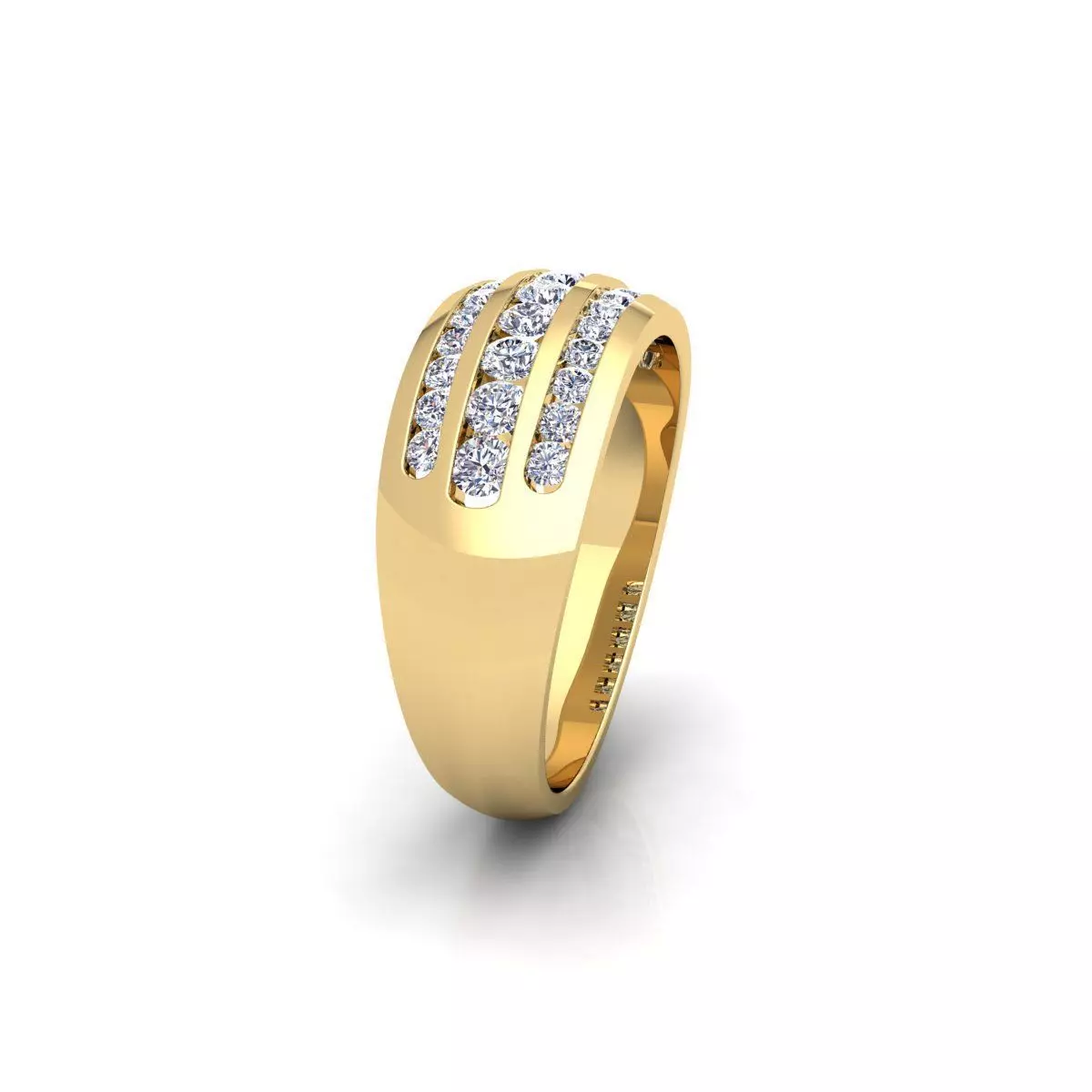 Mens Ring 3d Model 3D print model_0