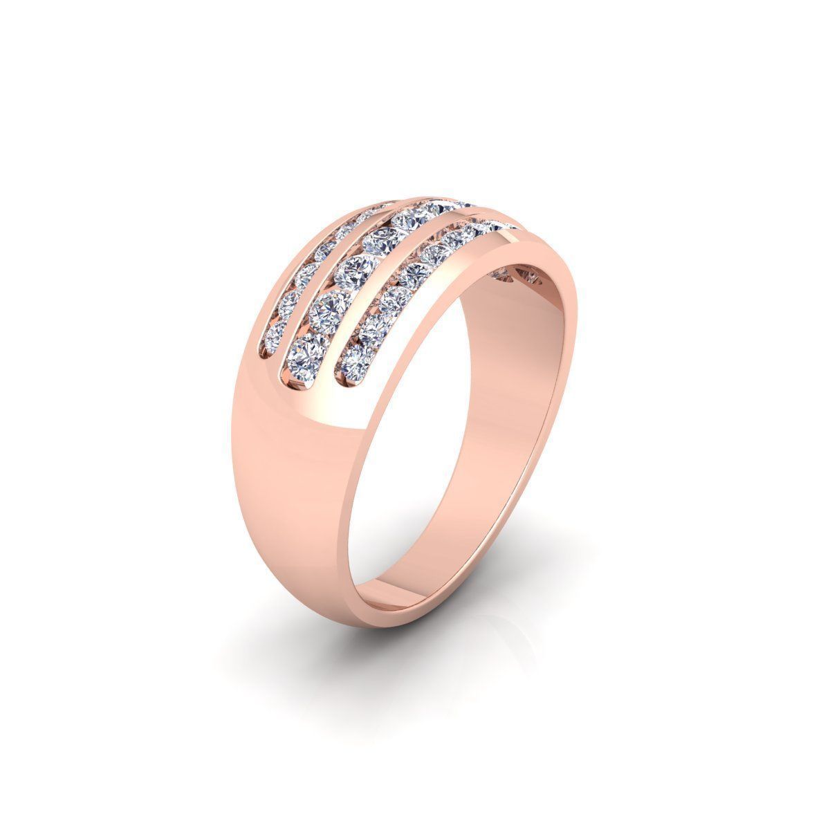 Mens Ring 3d Model 3D print model_4