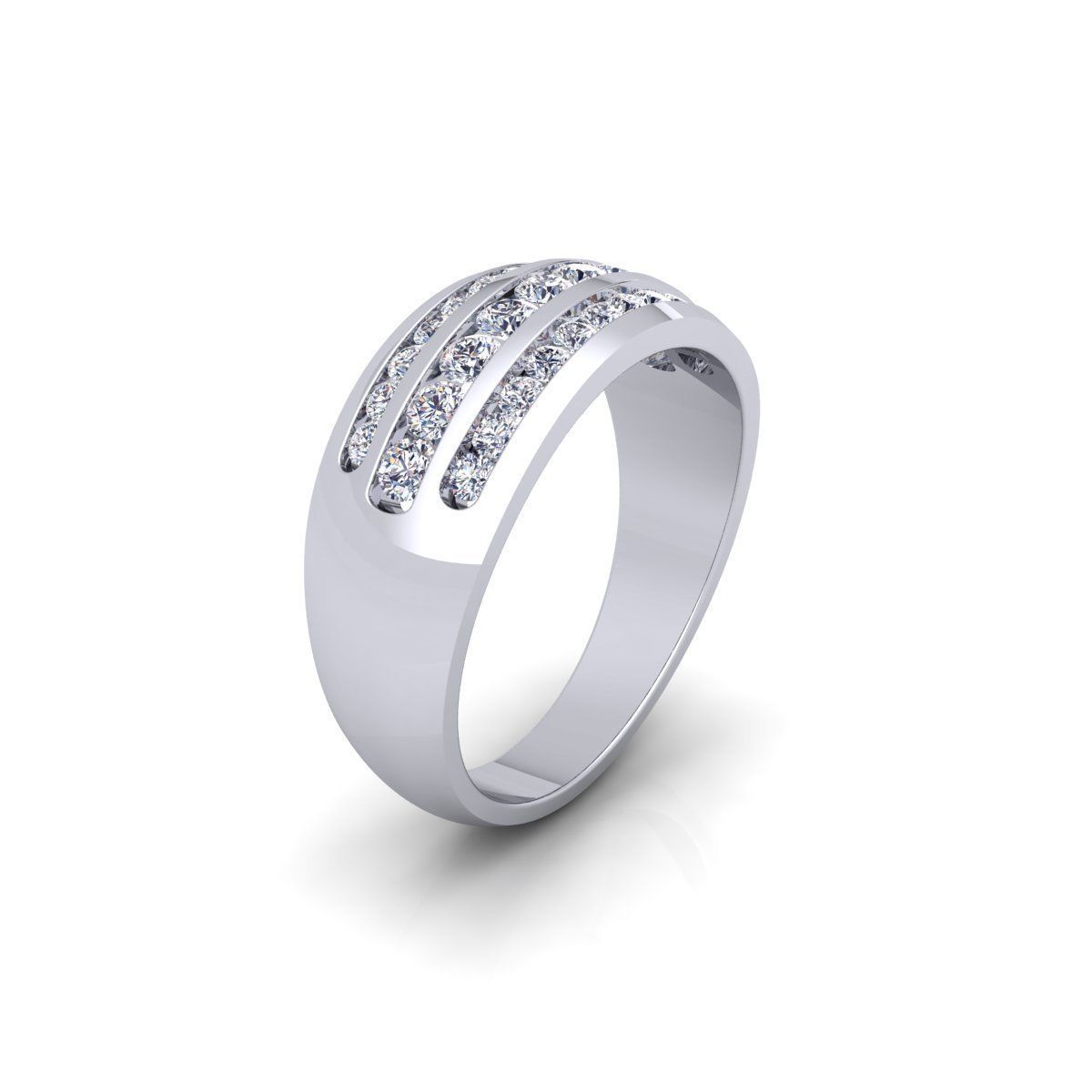 Mens Ring 3d Model 3D print model_5