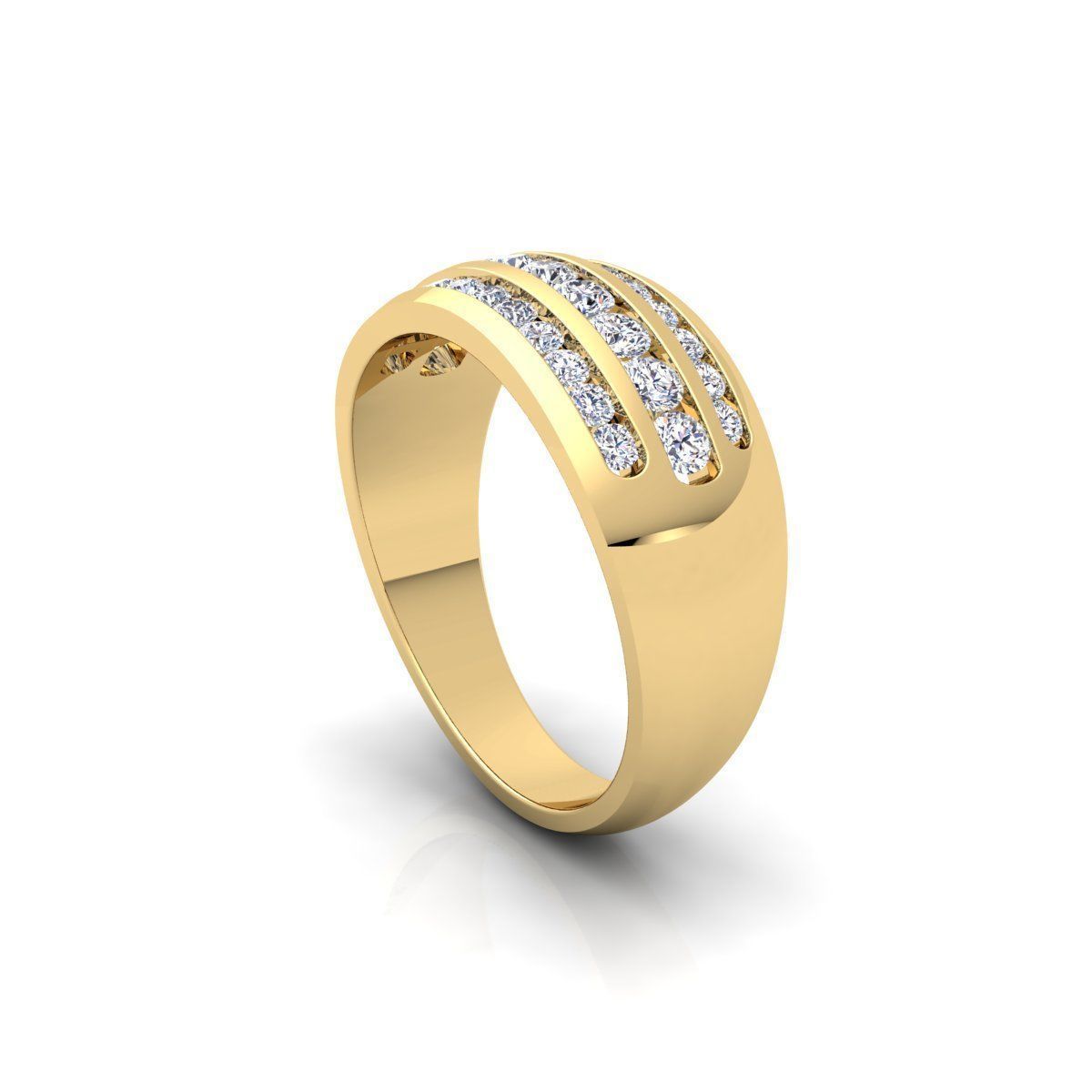 Mens Ring 3d Model 3D print model_6