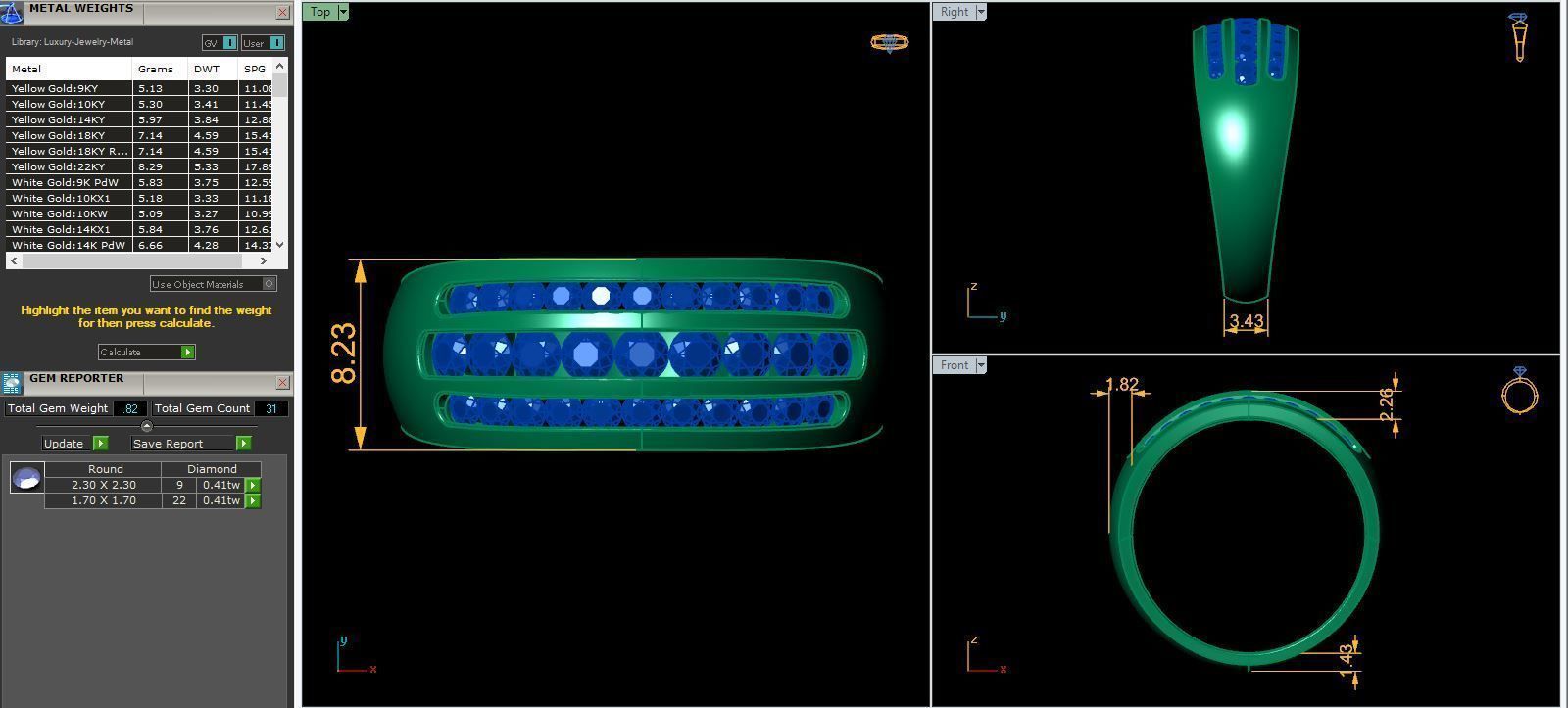Mens Ring 3d Model 3D print model_9