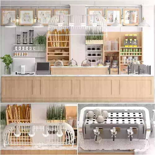 Coffee Kiosk 2 3D model
