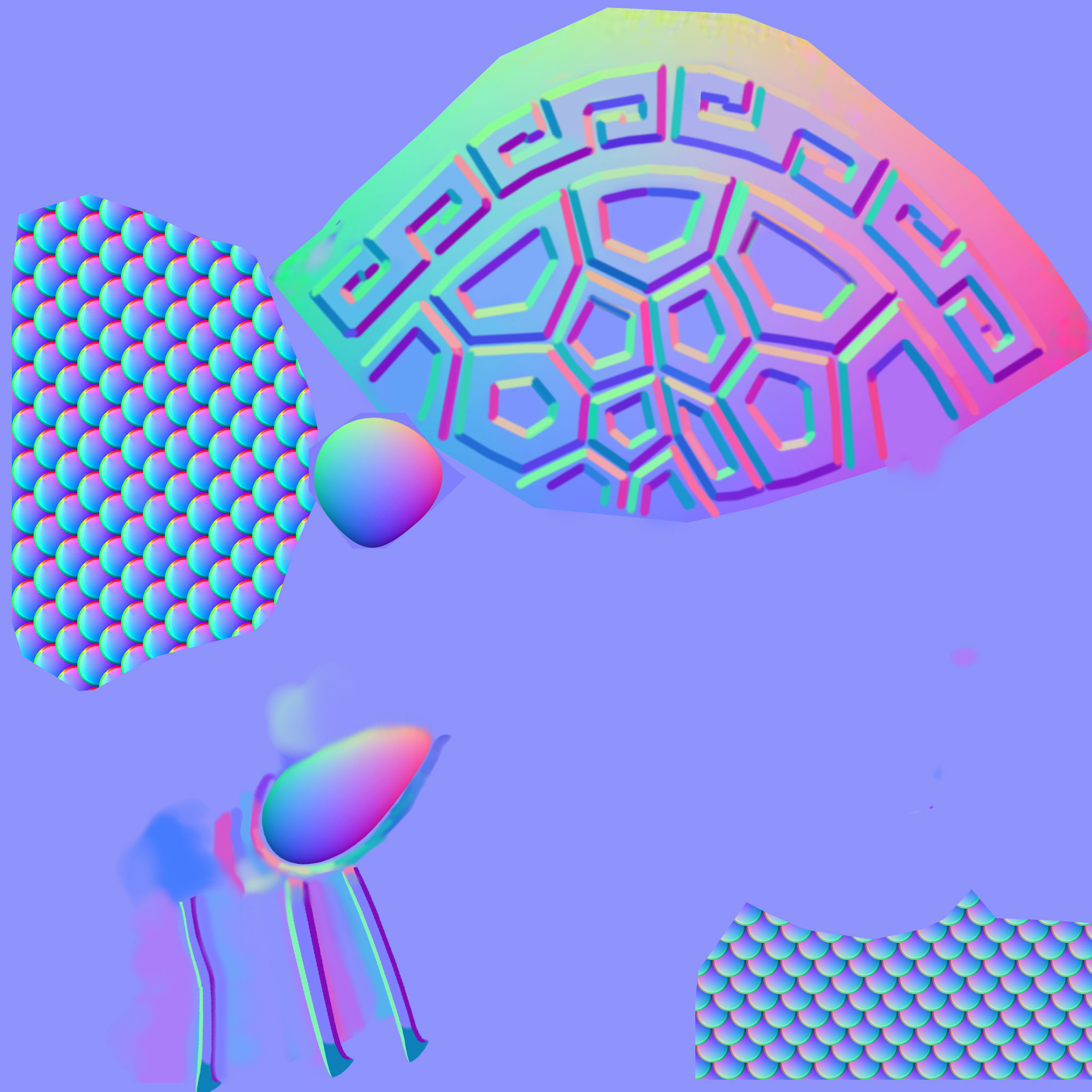 Tortoise jade 3D model_4