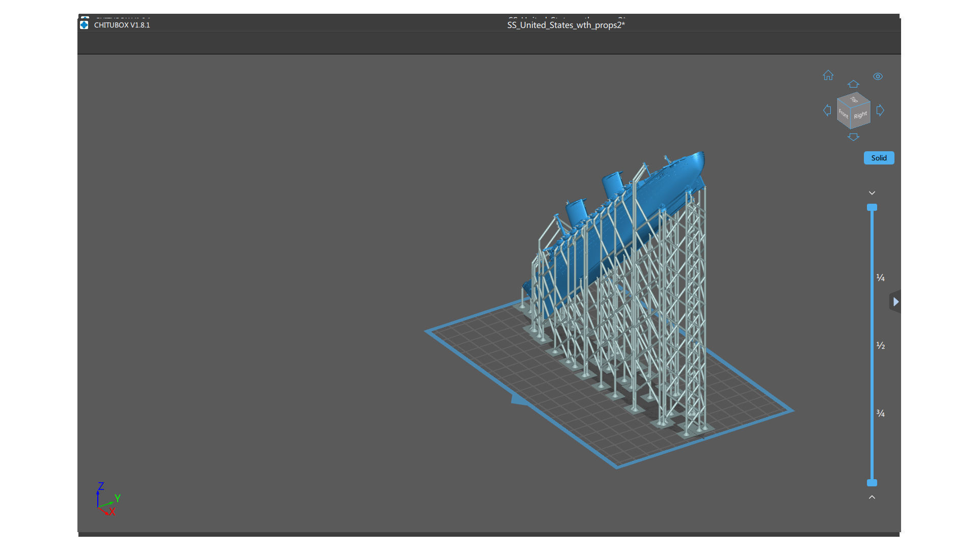 SS United States ocean liner printable model 3D print model_6