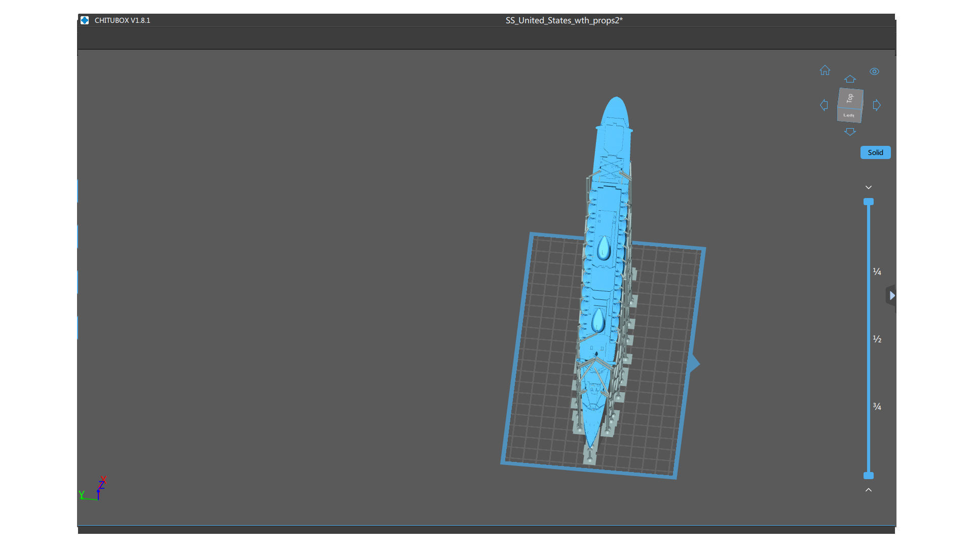 SS United States ocean liner printable model 3D print model_5