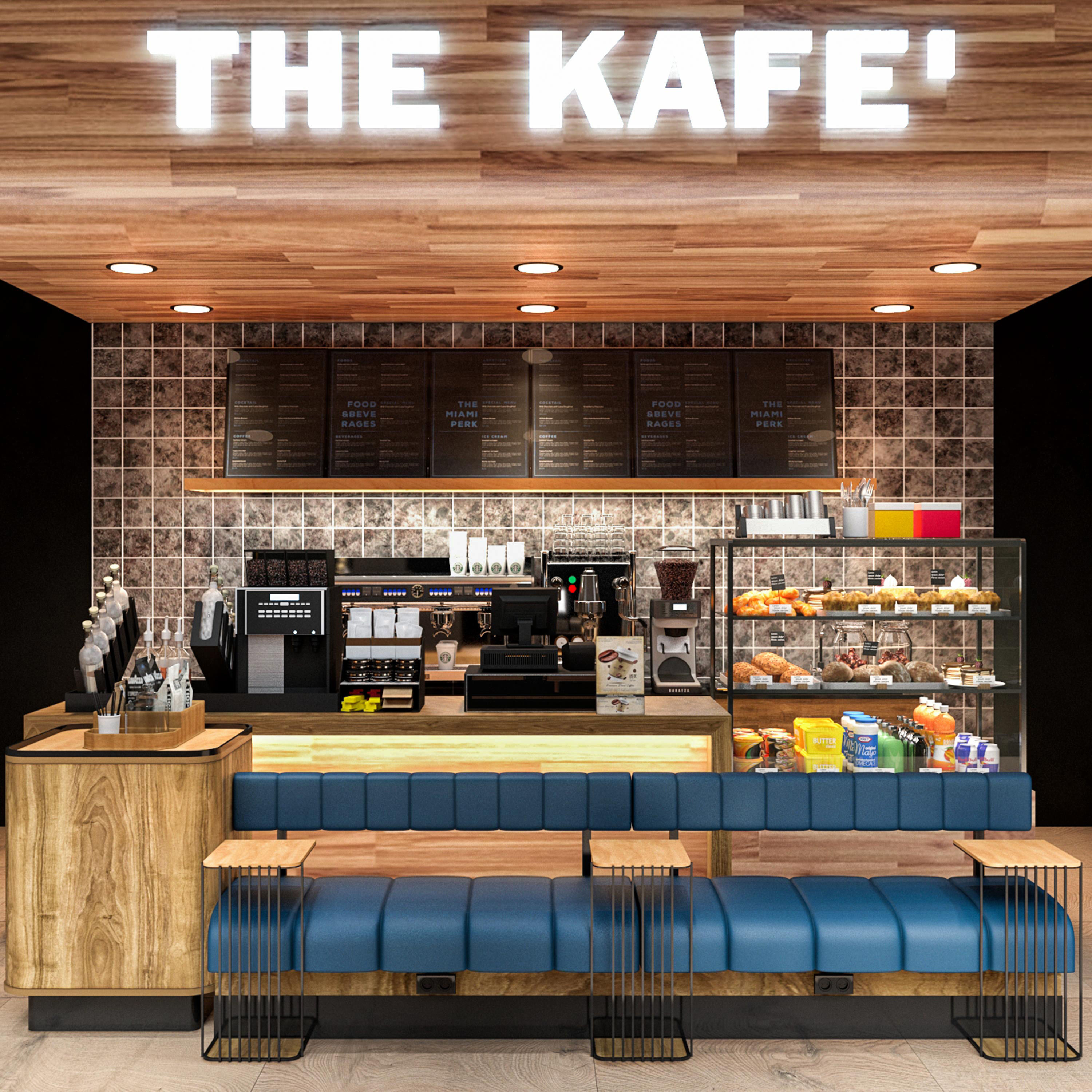 Coffee Kiosk 3 3D model_4