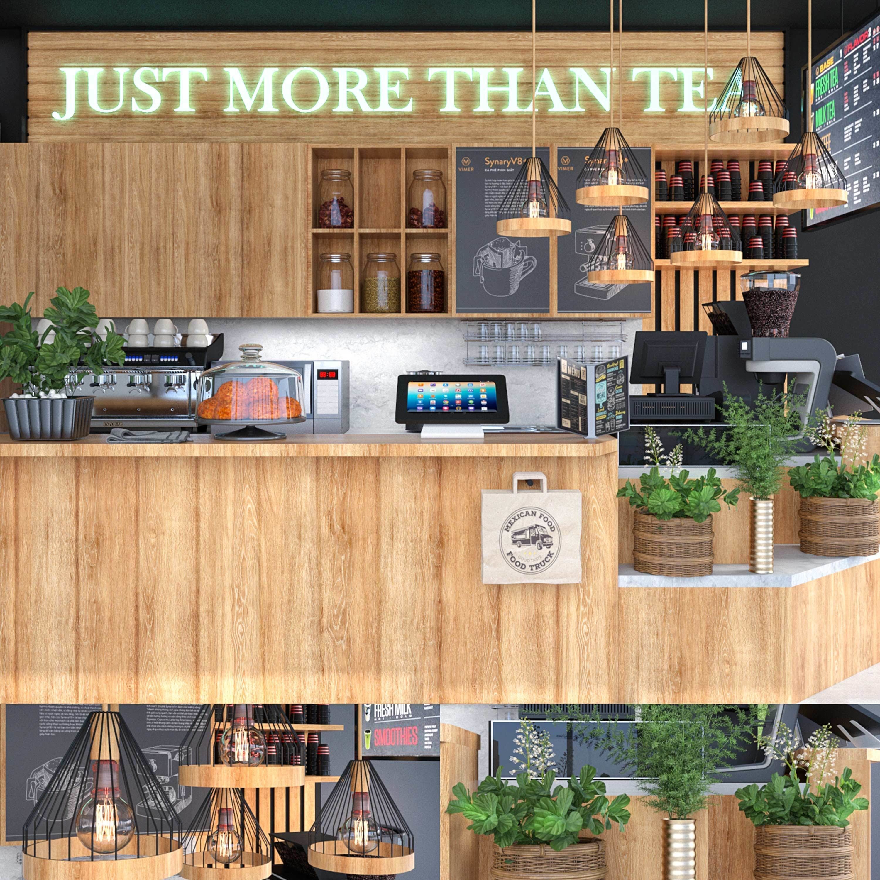 Coffee Kiosk 4 3D model_1