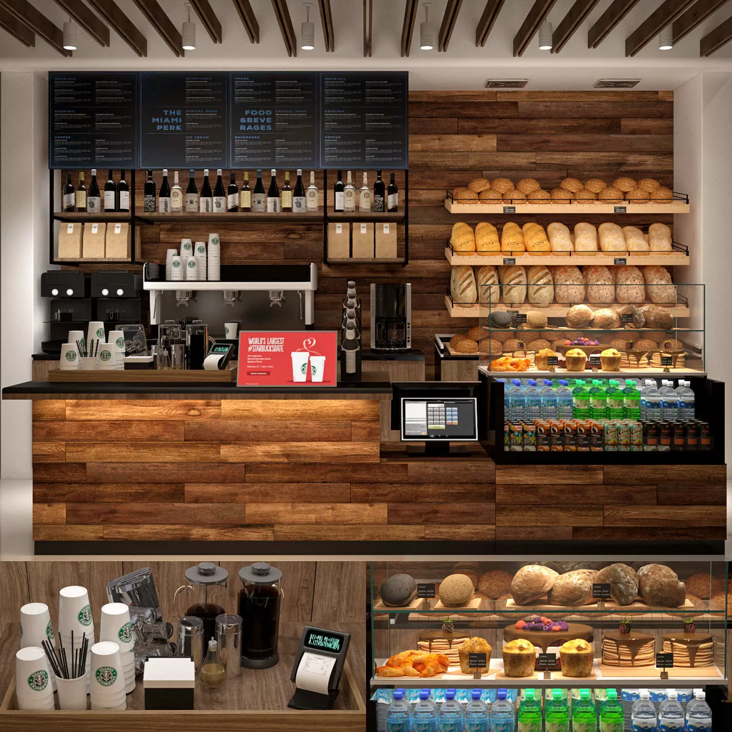 Coffee Kiosk 5 3D model_1