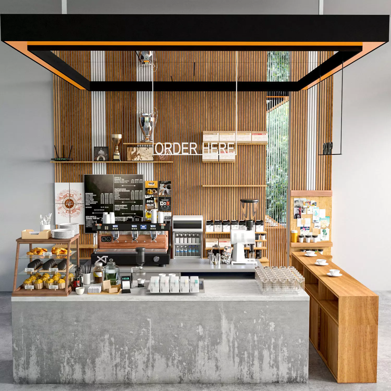Coffee Kiosk 7 3D model_0