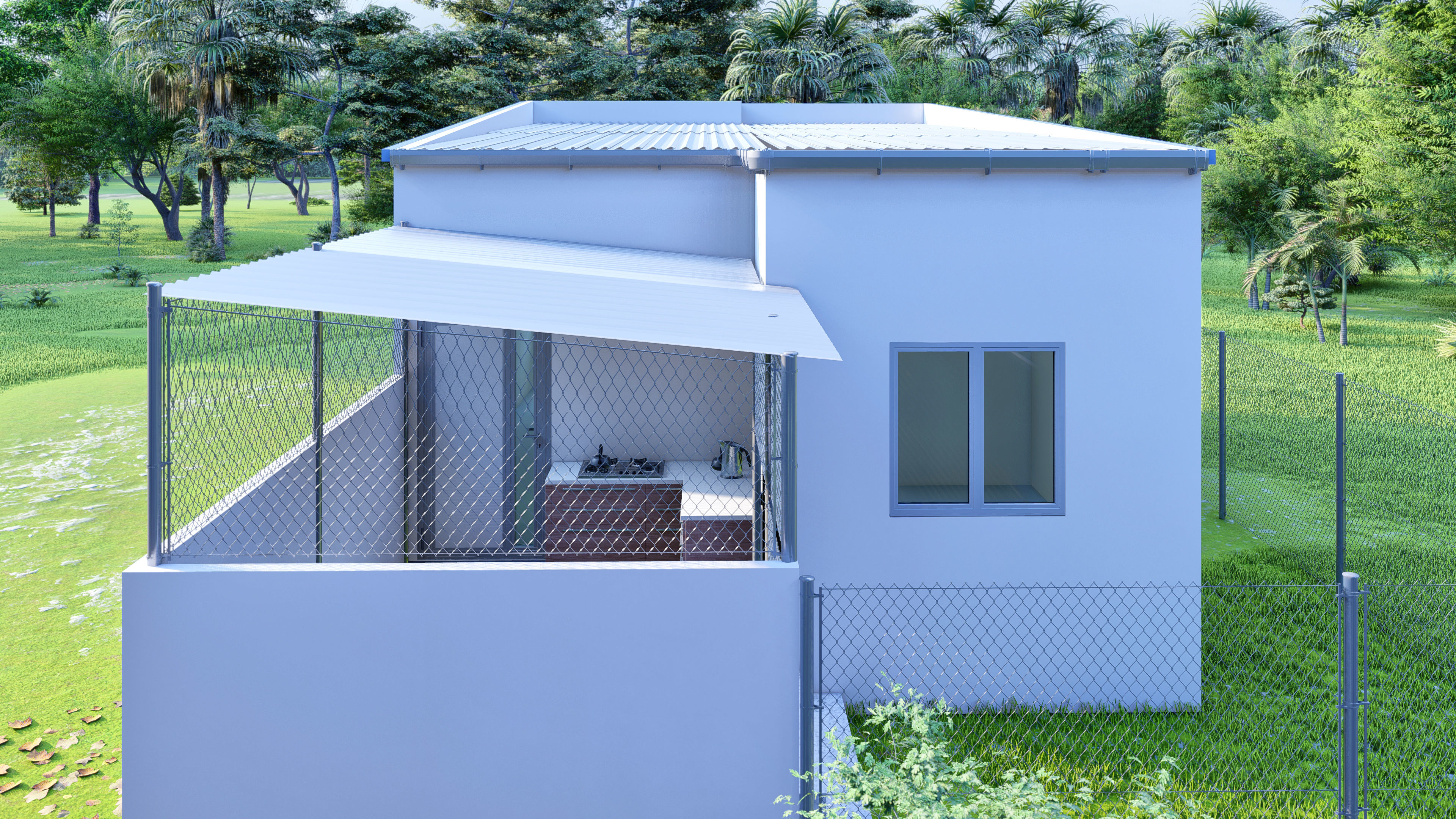 village house 3D model_3