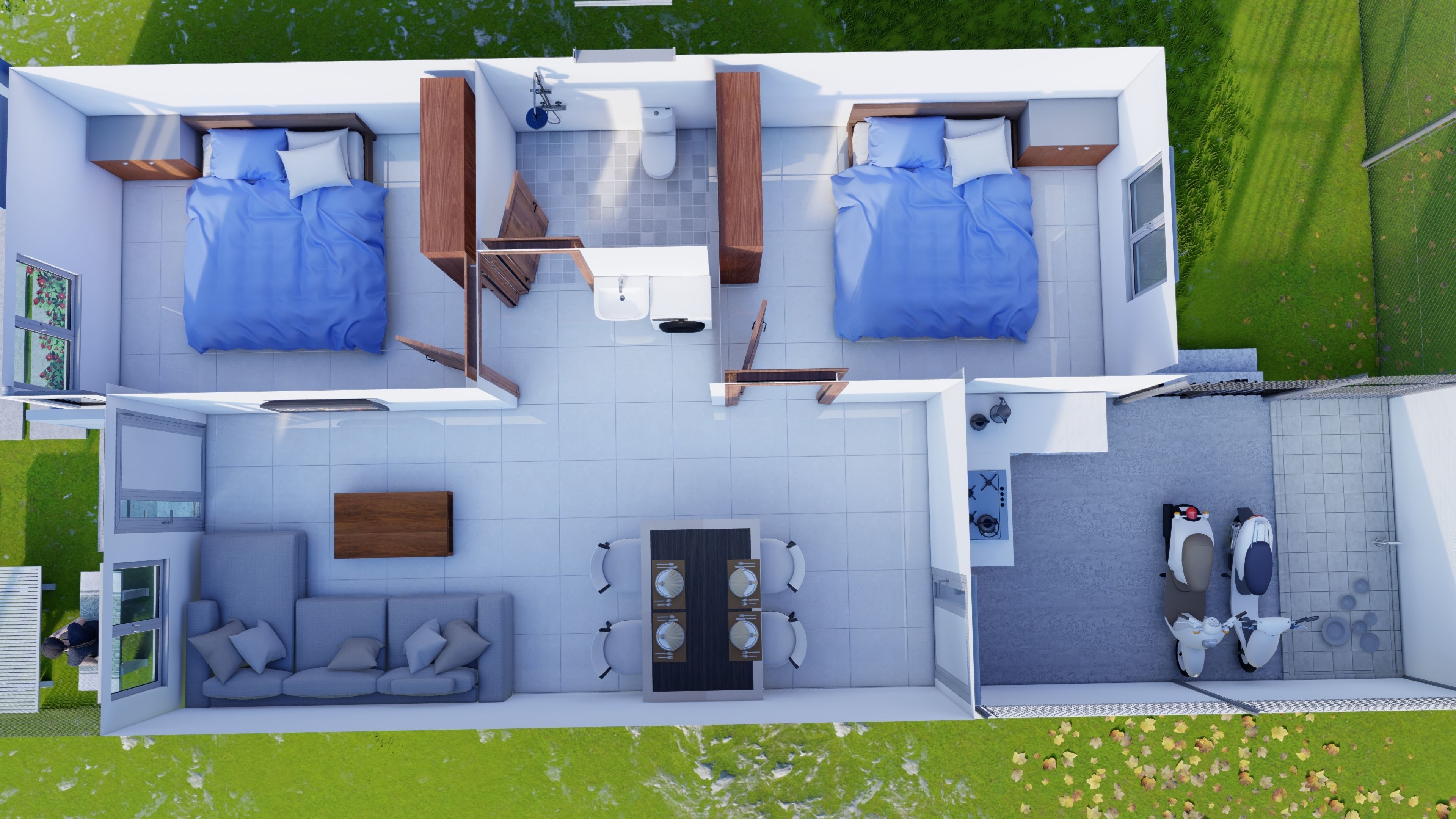 village house 3D model_6