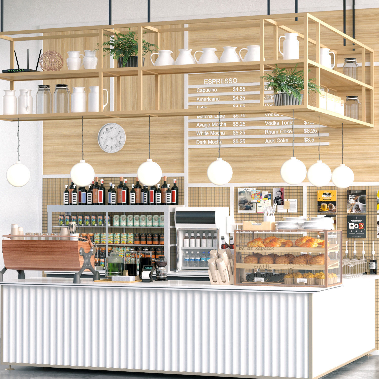 Coffee Kiosk 11 3D model_1