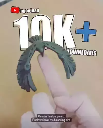 Balancing Bird Free 3D print model