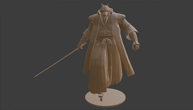 Sajin Komamura 3D print model