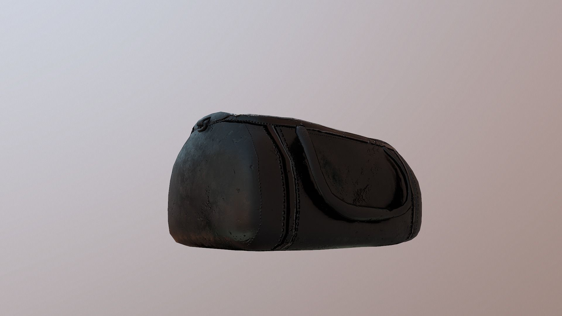Money Bag Low-poly 3D model_11