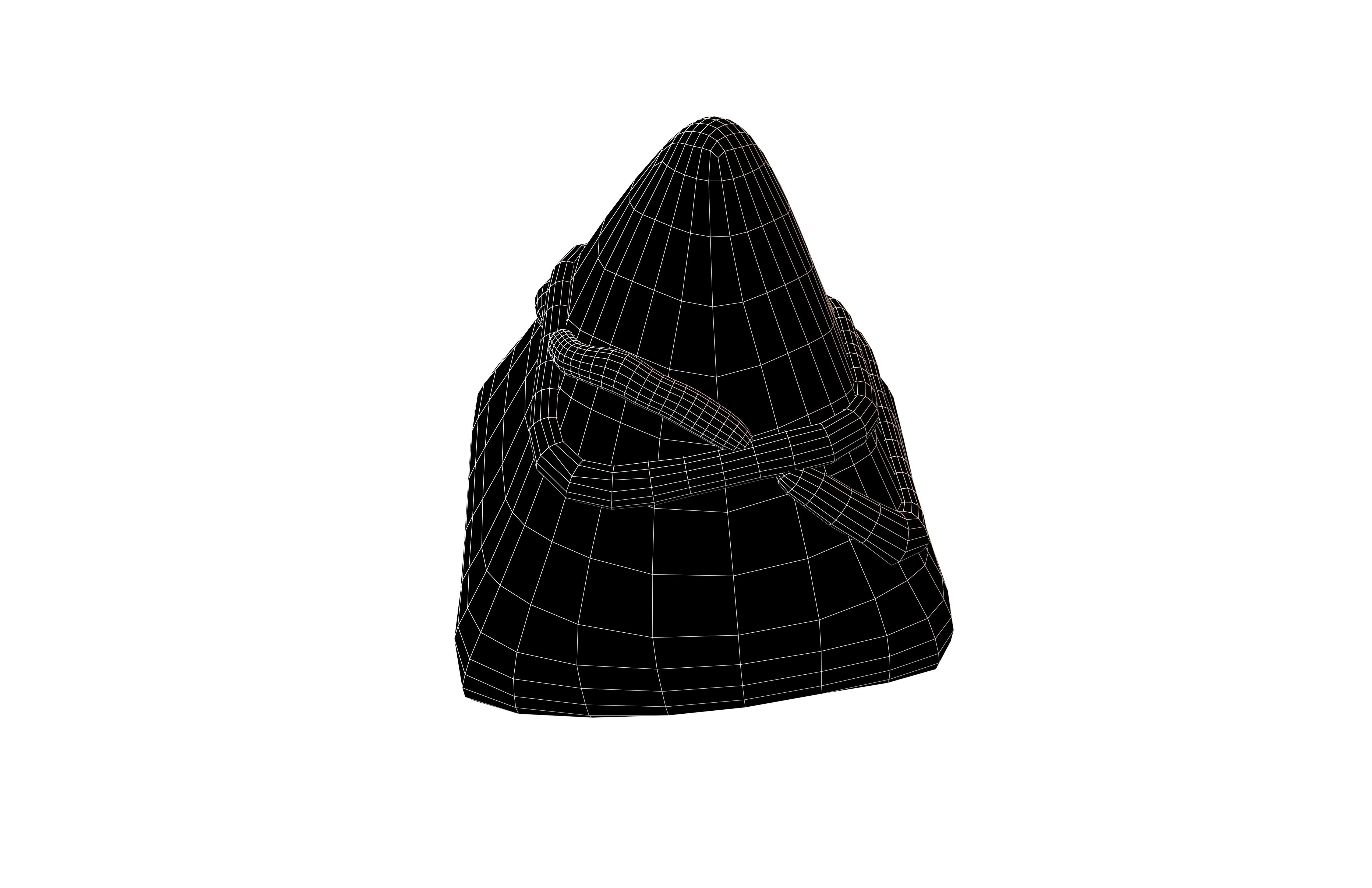 Rice Dumplin v1 001 Low-poly 3D model_6