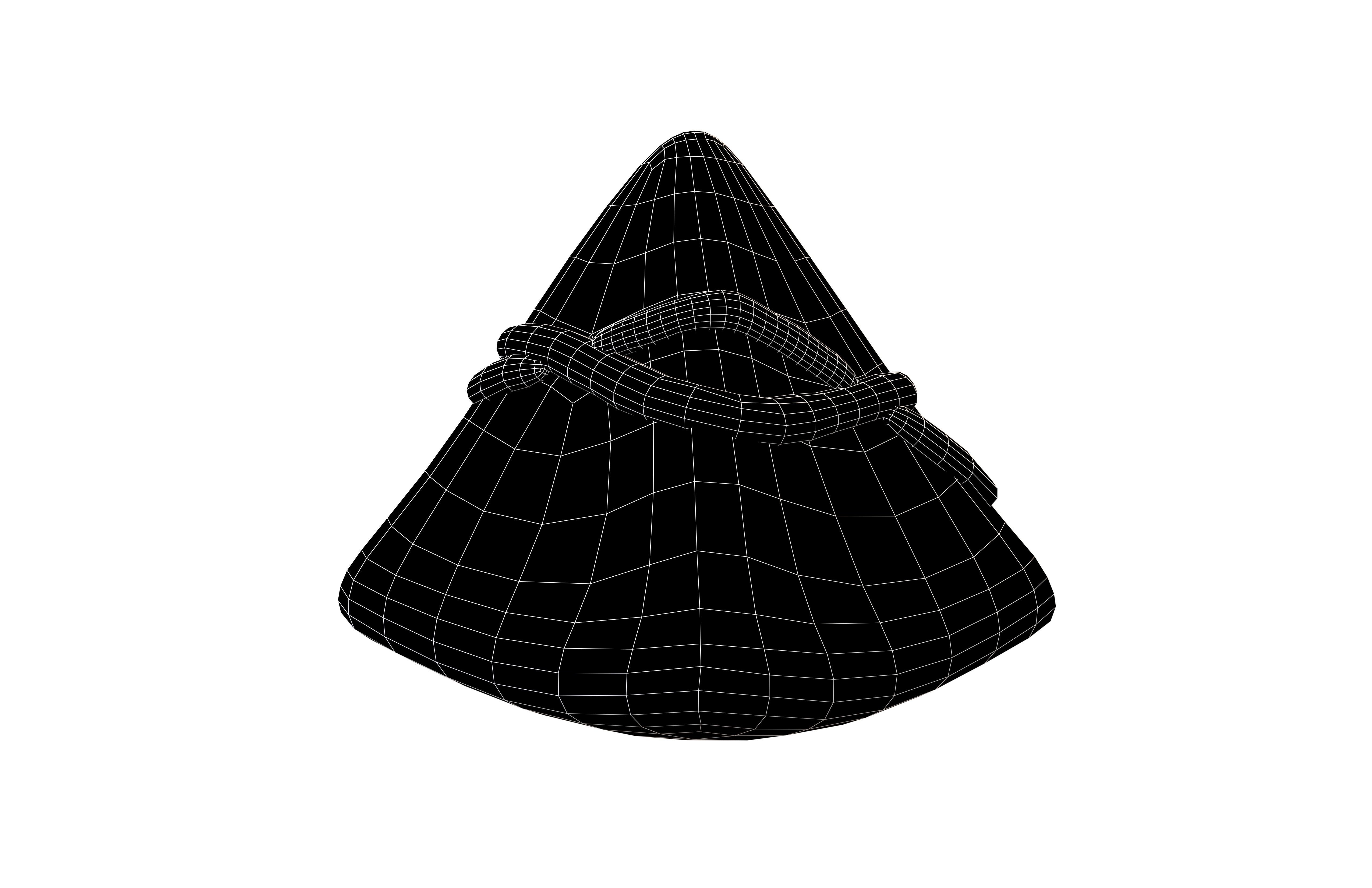 Rice Dumplin v1 001 Low-poly 3D model_4