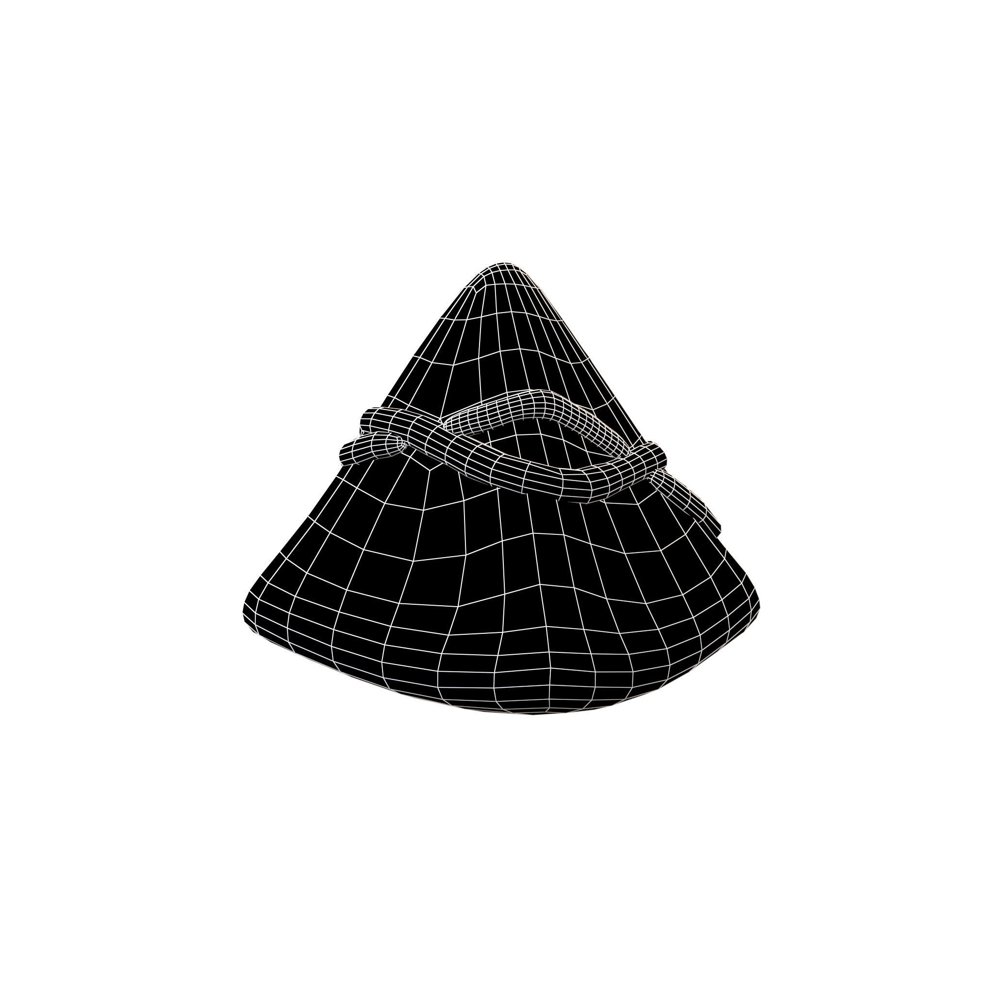 Rice Dumplin v1 001 Low-poly 3D model_5