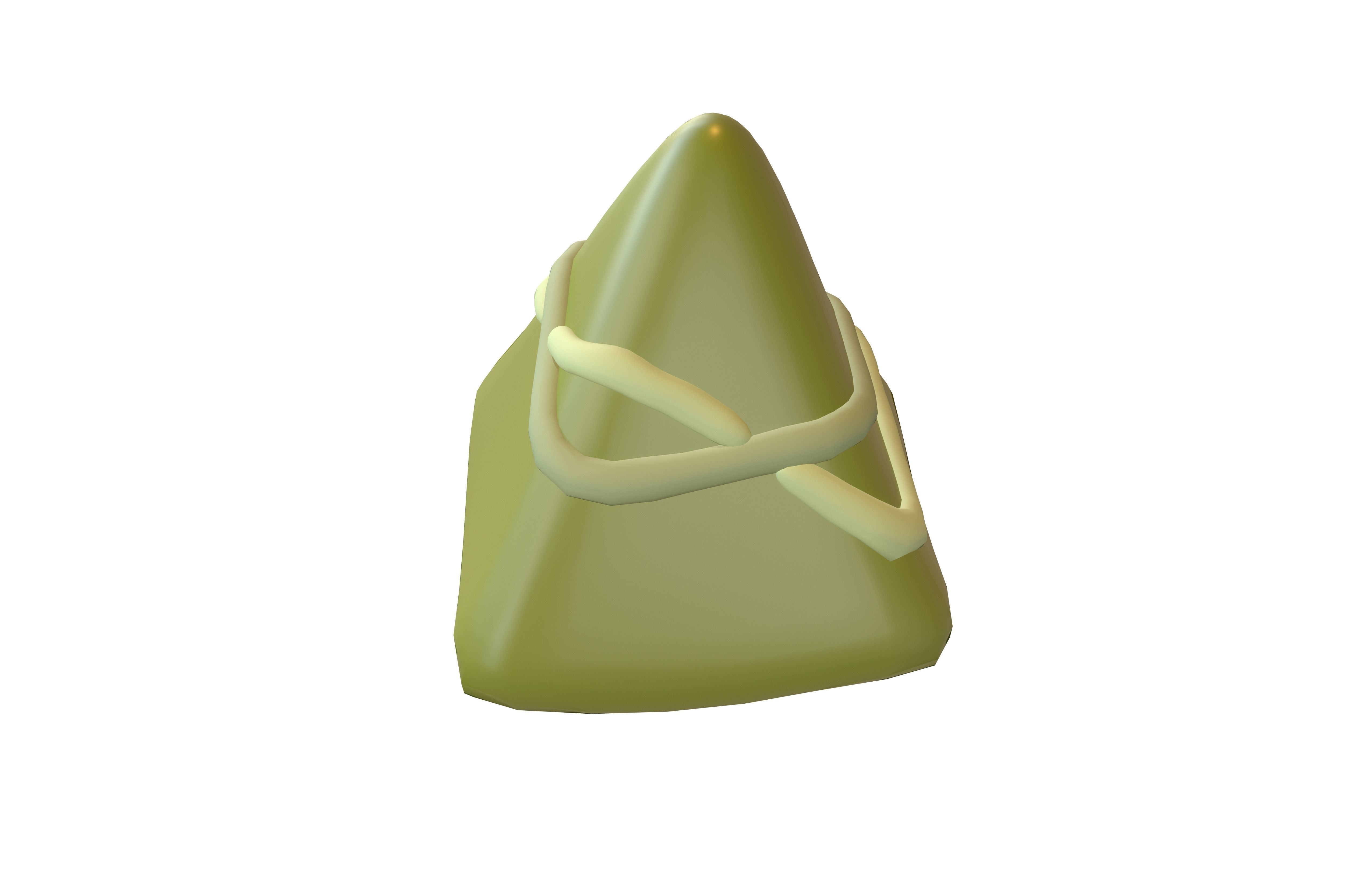 Rice Dumplin v1 001 Low-poly 3D model_2