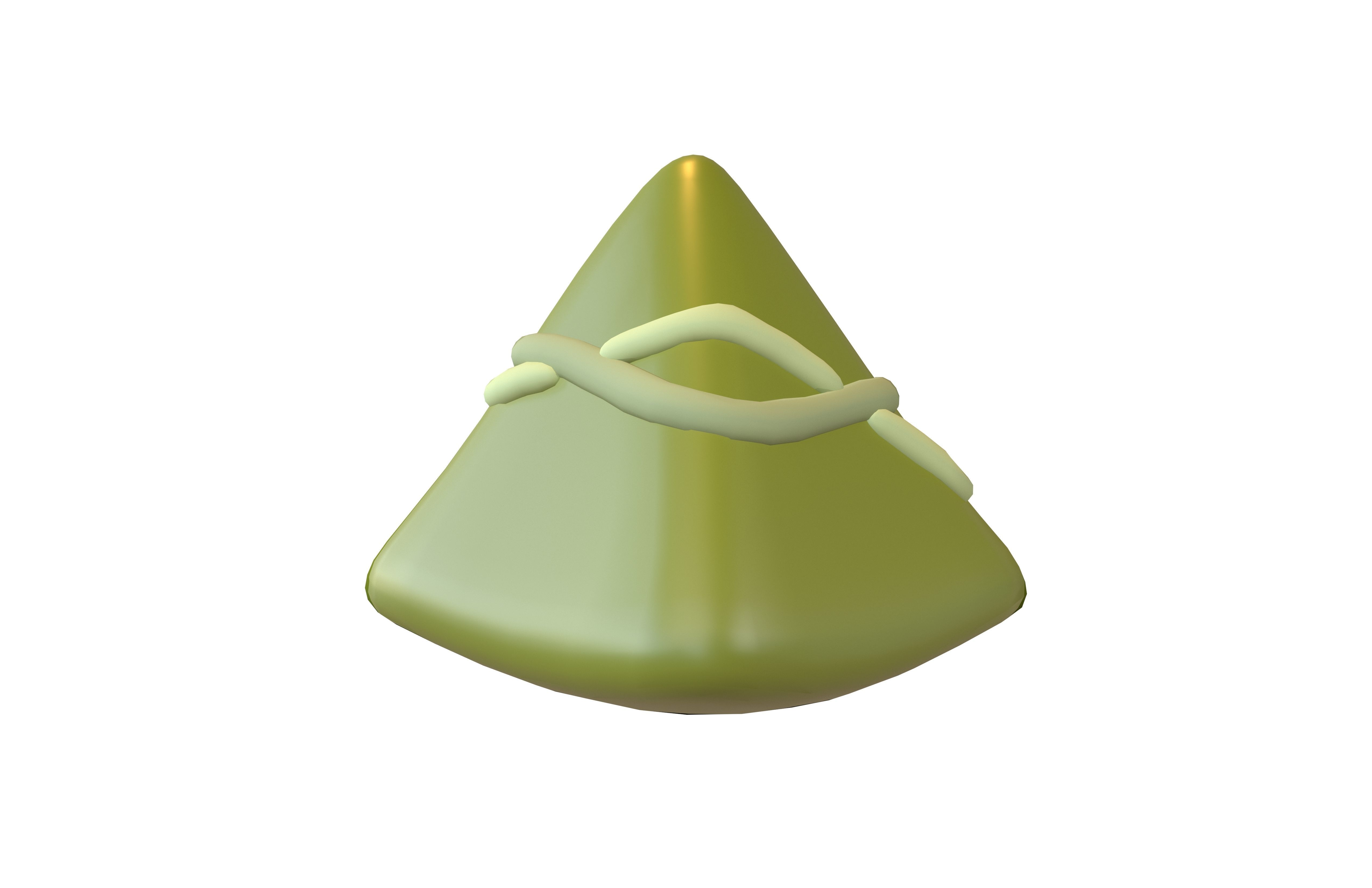 Rice Dumplin v1 001 Low-poly 3D model_1