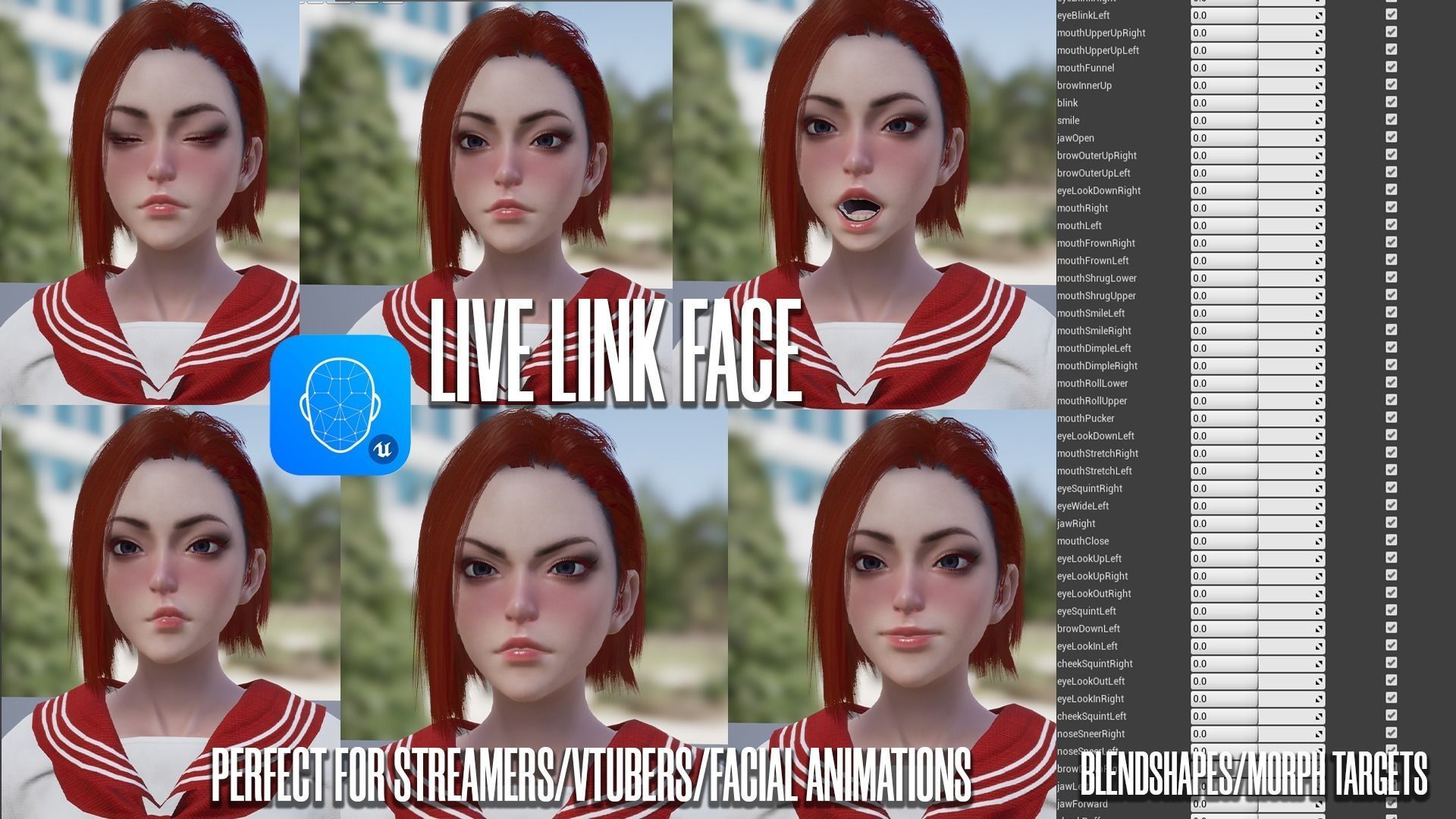 School Girls - Game Ready Low-poly 3D model_13