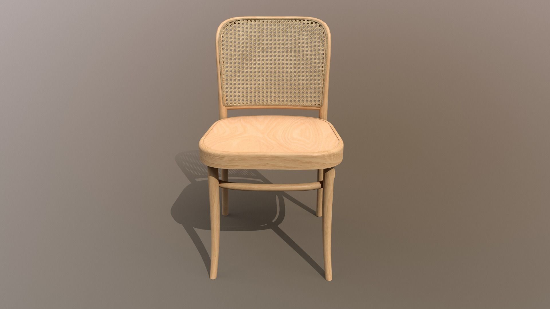 Ton Chair 811 Light Wood Design PBR - Lumion - UE4 Low-poly 3D model_7