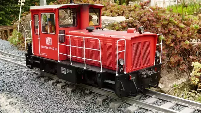 Diesellok der Inselbahn Wangeroog