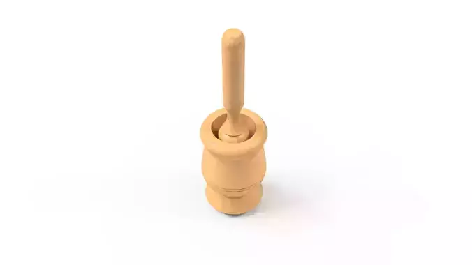 Wooden Garlic Crusher