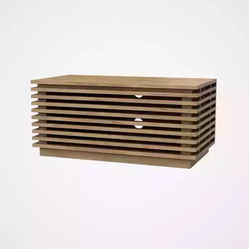 Ashington TV stand oak finish