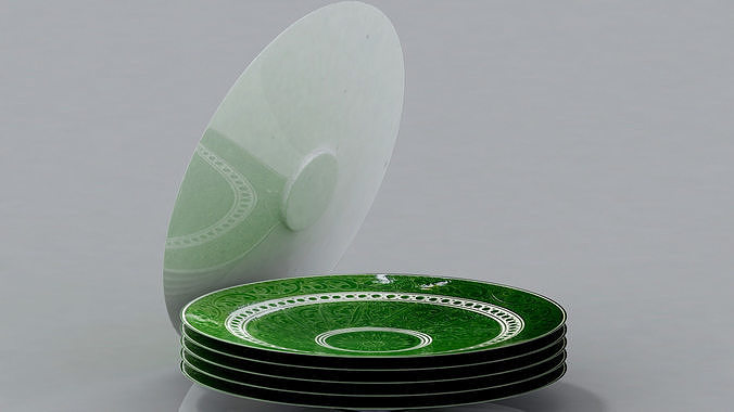 Plate  Central Asia 3 3D model 3