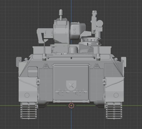 Pre Supported H0 Scale Marder 1A5 IFV 3D print model_10