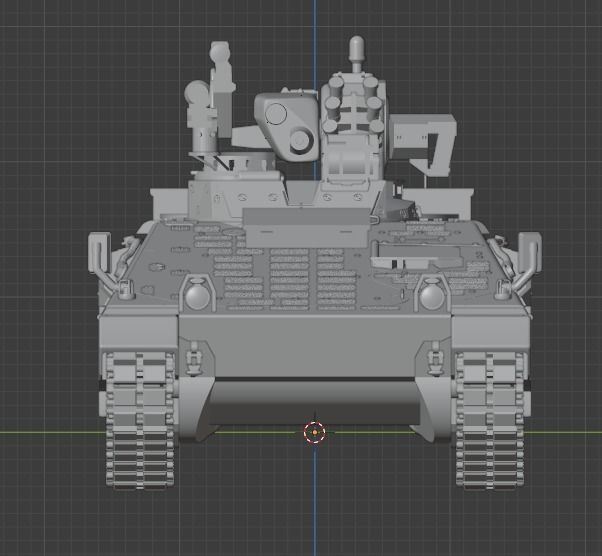 Pre Supported H0 Scale Marder 1A5 IFV 3D print model_8