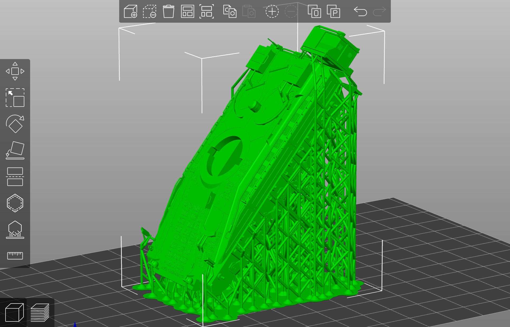 Pre Supported H0 Scale Marder 1A5A1 IFV 3D print model_29