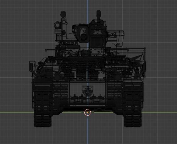 Pre Supported H0 Scale Marder 1A5A1 IFV 3D print model_12
