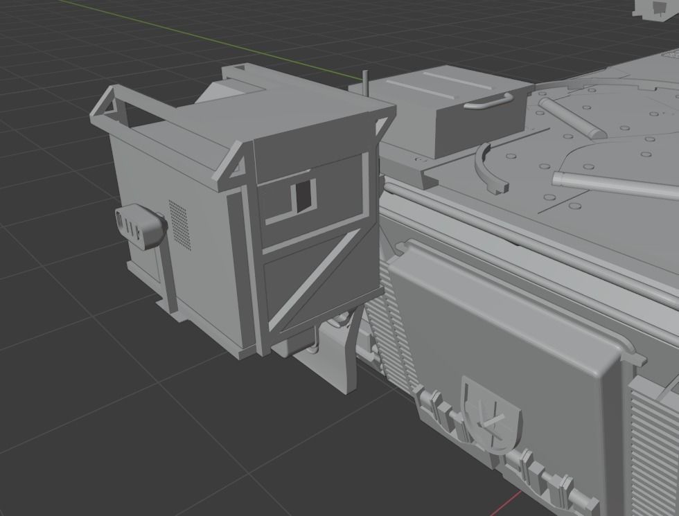 Pre Supported H0 Scale Marder 1A5A1 IFV 3D print model_16