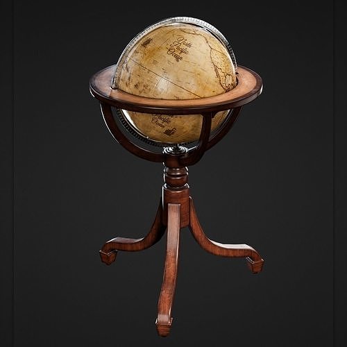 Globe Low-poly 3D model