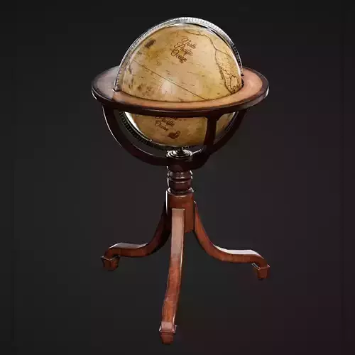 Globe Low-poly 3D model